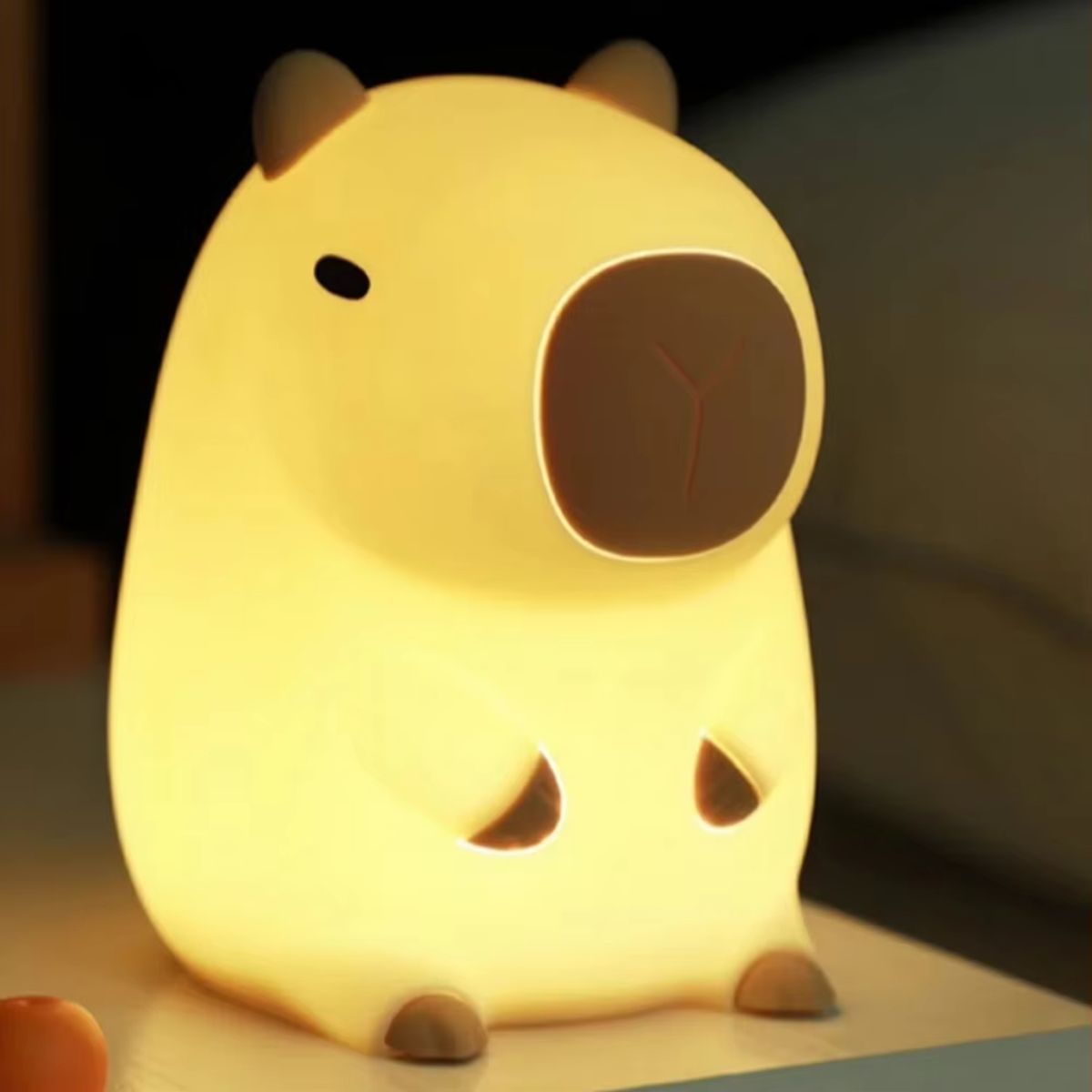 Cute Capybara Silicone Rechargeable Night Light