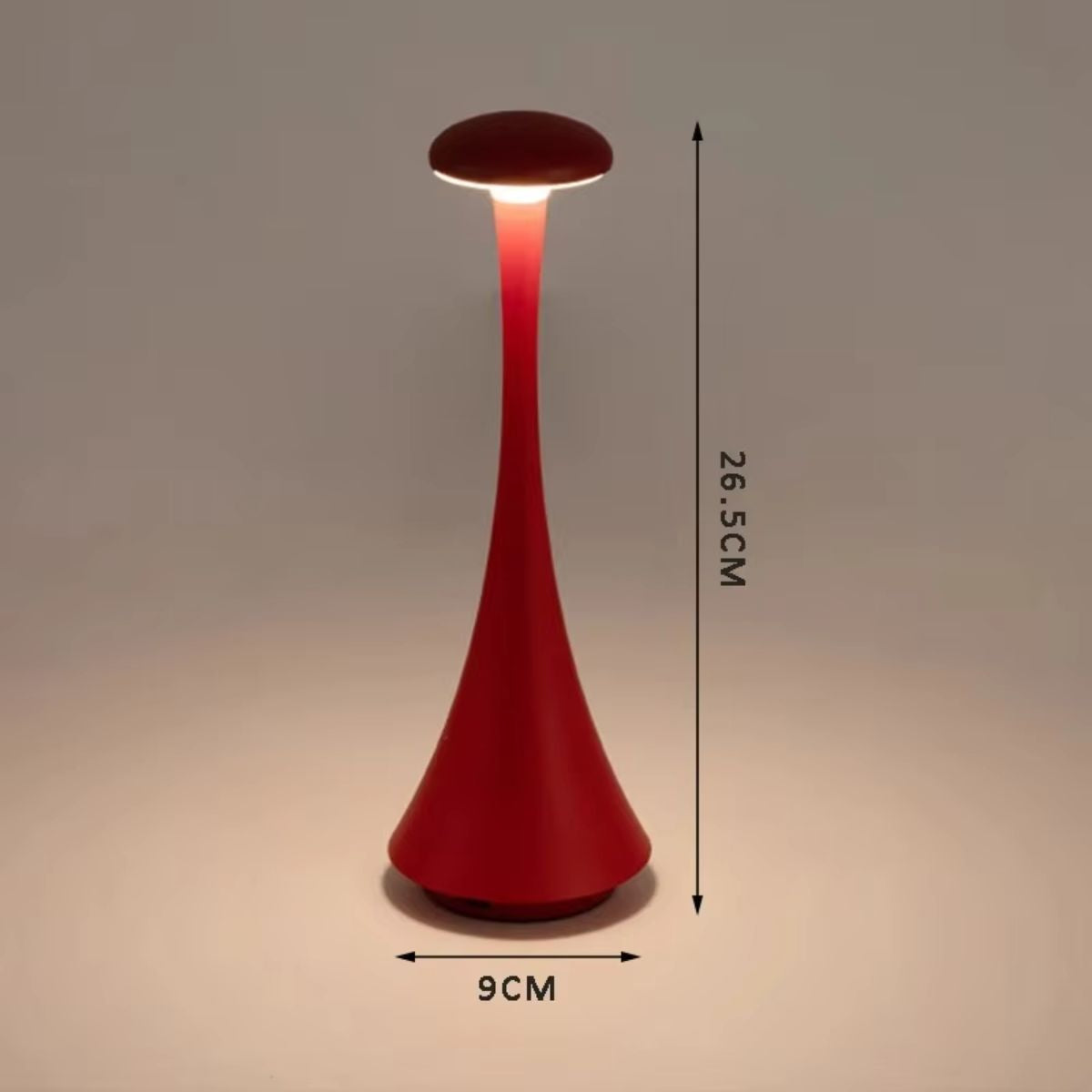 Wireless Rechargeable Mushroom Touch Night Light